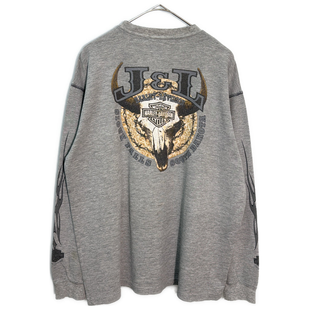 00s HARLEY DAVIDSON Motorcycle Long Sleeve T-Shirt