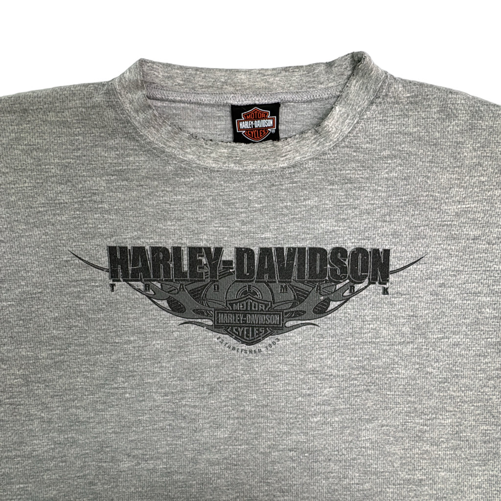 00s HARLEY DAVIDSON Motorcycle Long Sleeve T-Shirt