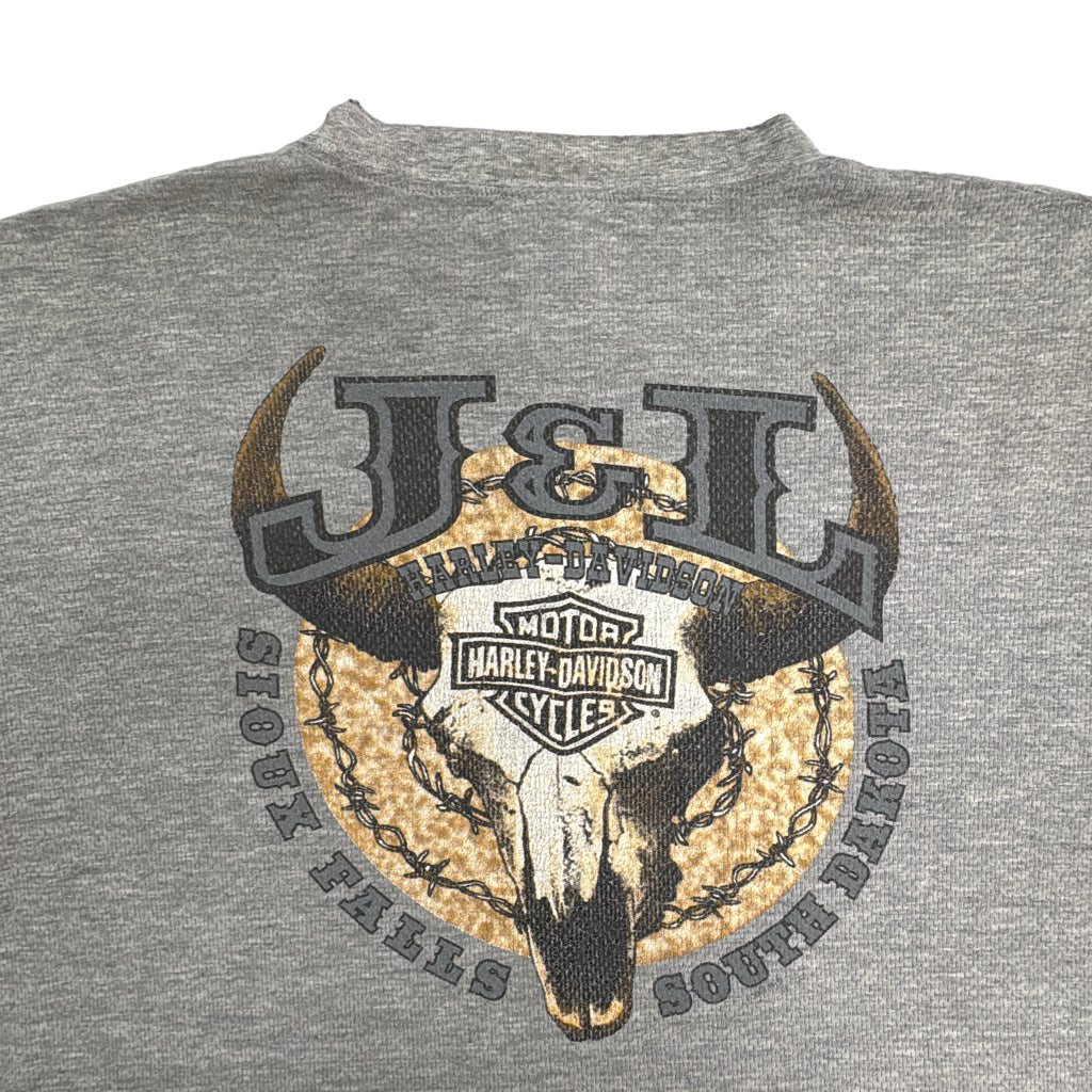 00s HARLEY DAVIDSON Motorcycle Long Sleeve T-Shirt