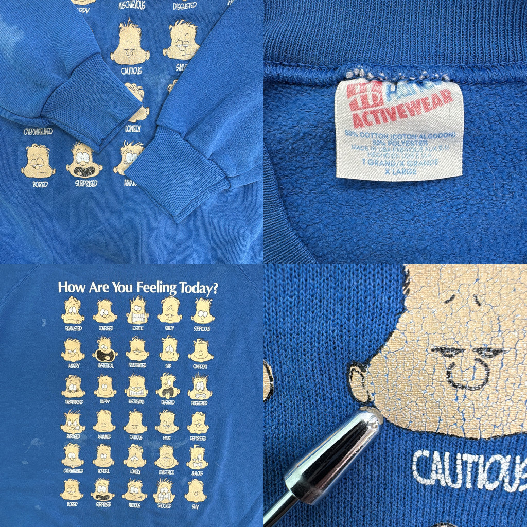 90s Hanes "How Are You Feeling Today?" Sweat