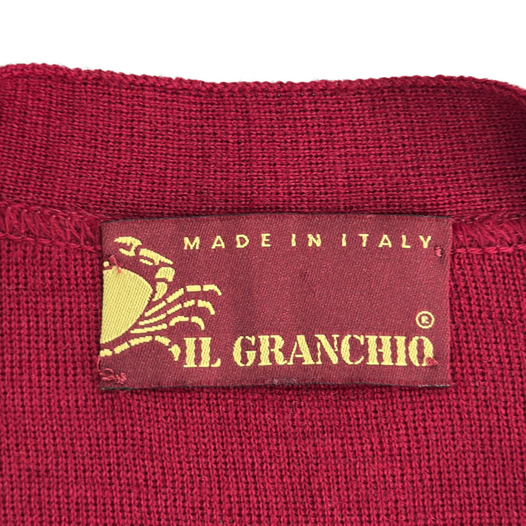 90s IL GRANCHIO Plain Cardigan