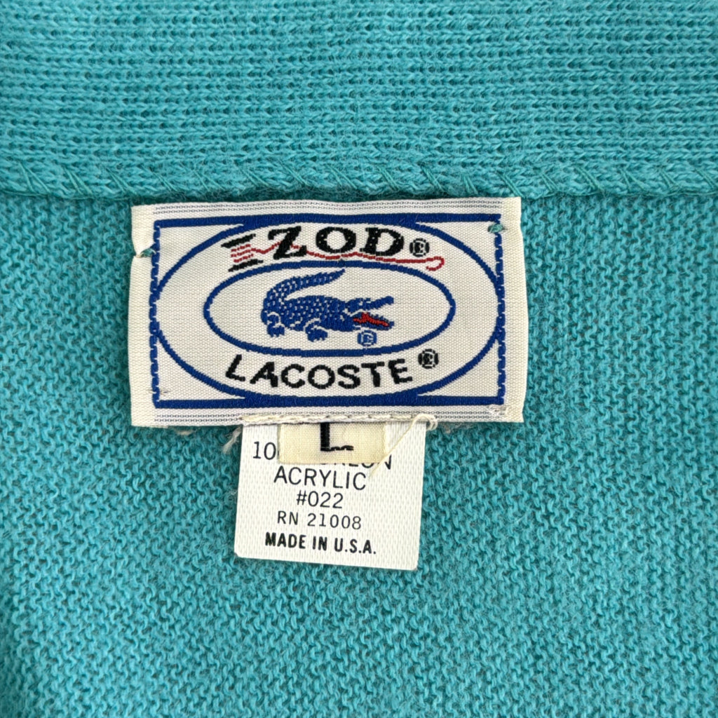 90s IZOD LACOSTE Cardigan