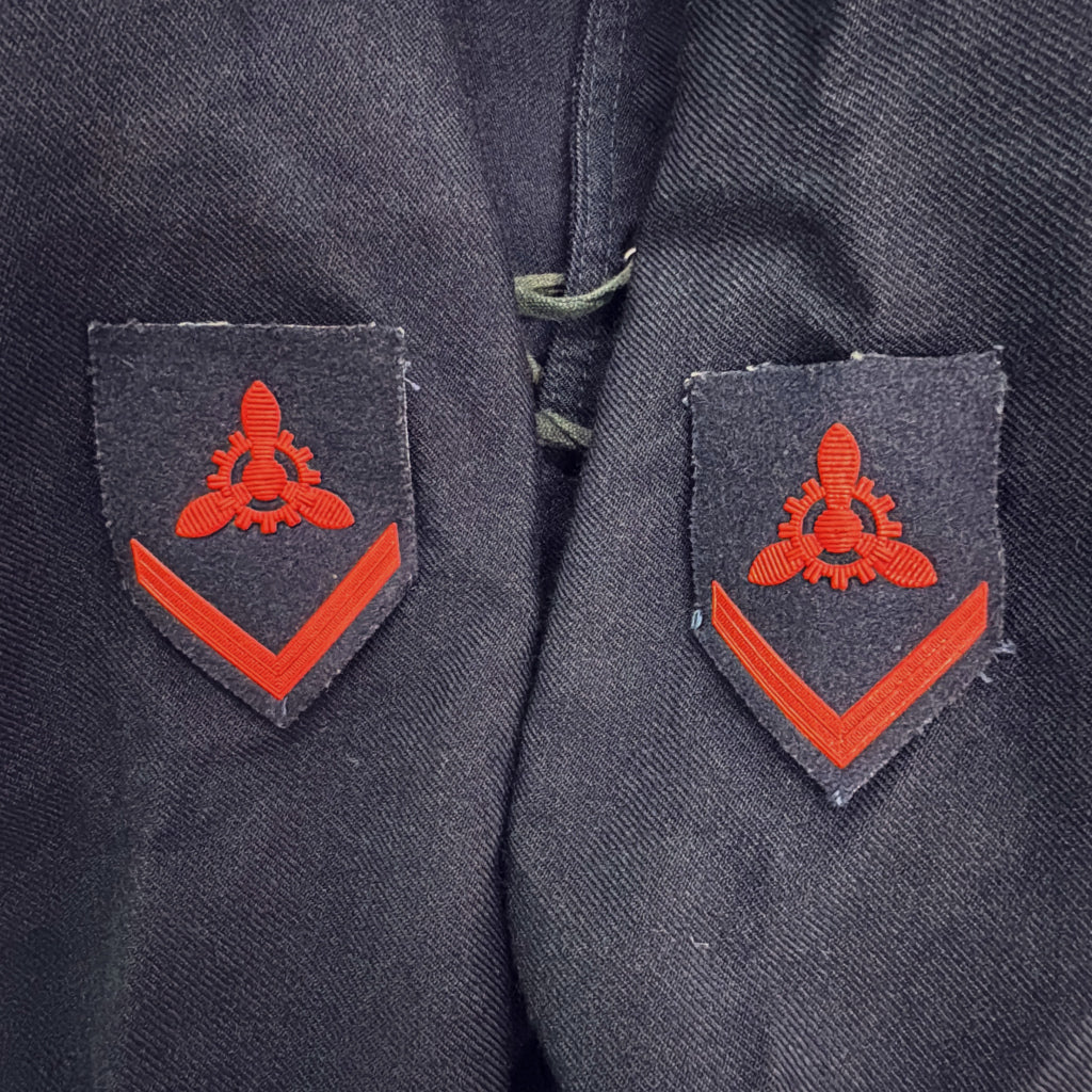 90s Euro Military Sailor Jacket Military Jacket