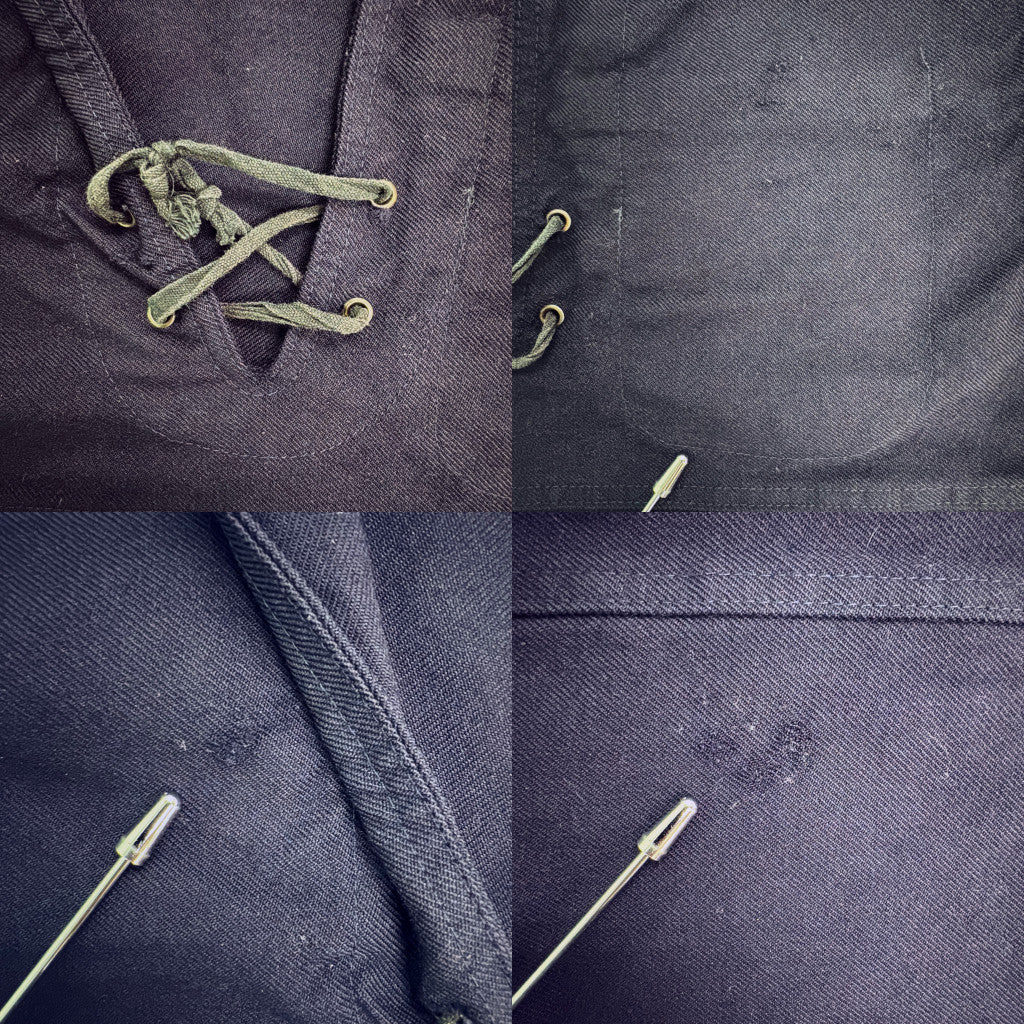 90s Euro Military Sailor Jacket Military Jacket
