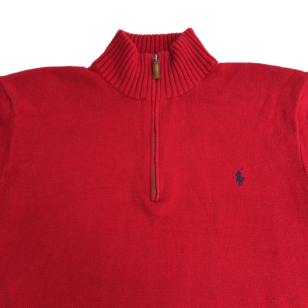 Polo by Ralph Lauren Half Zip Cotton Sweater Half Zip Sweater
