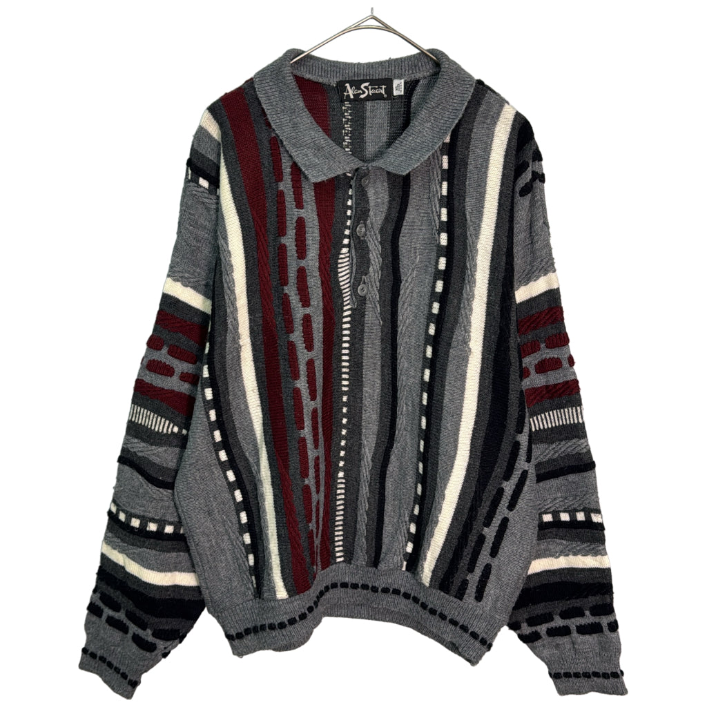 90s Alan Stuart 3D Knit Sweater