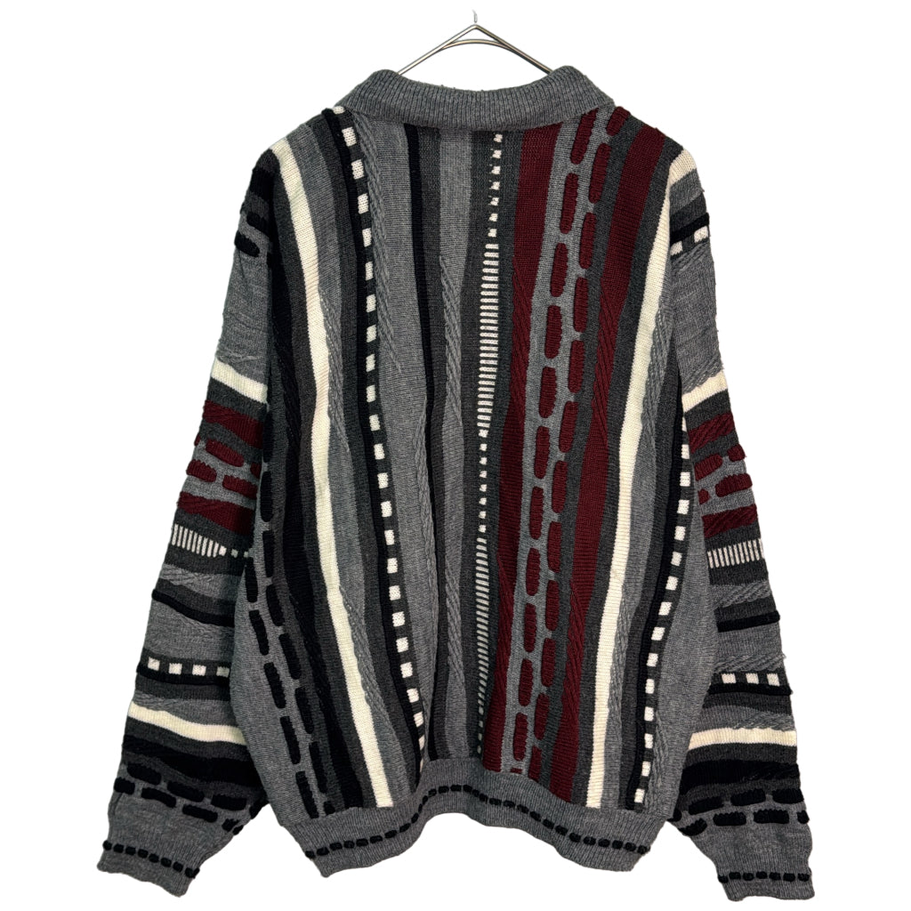 90s Alan Stuart 3D Knit Sweater