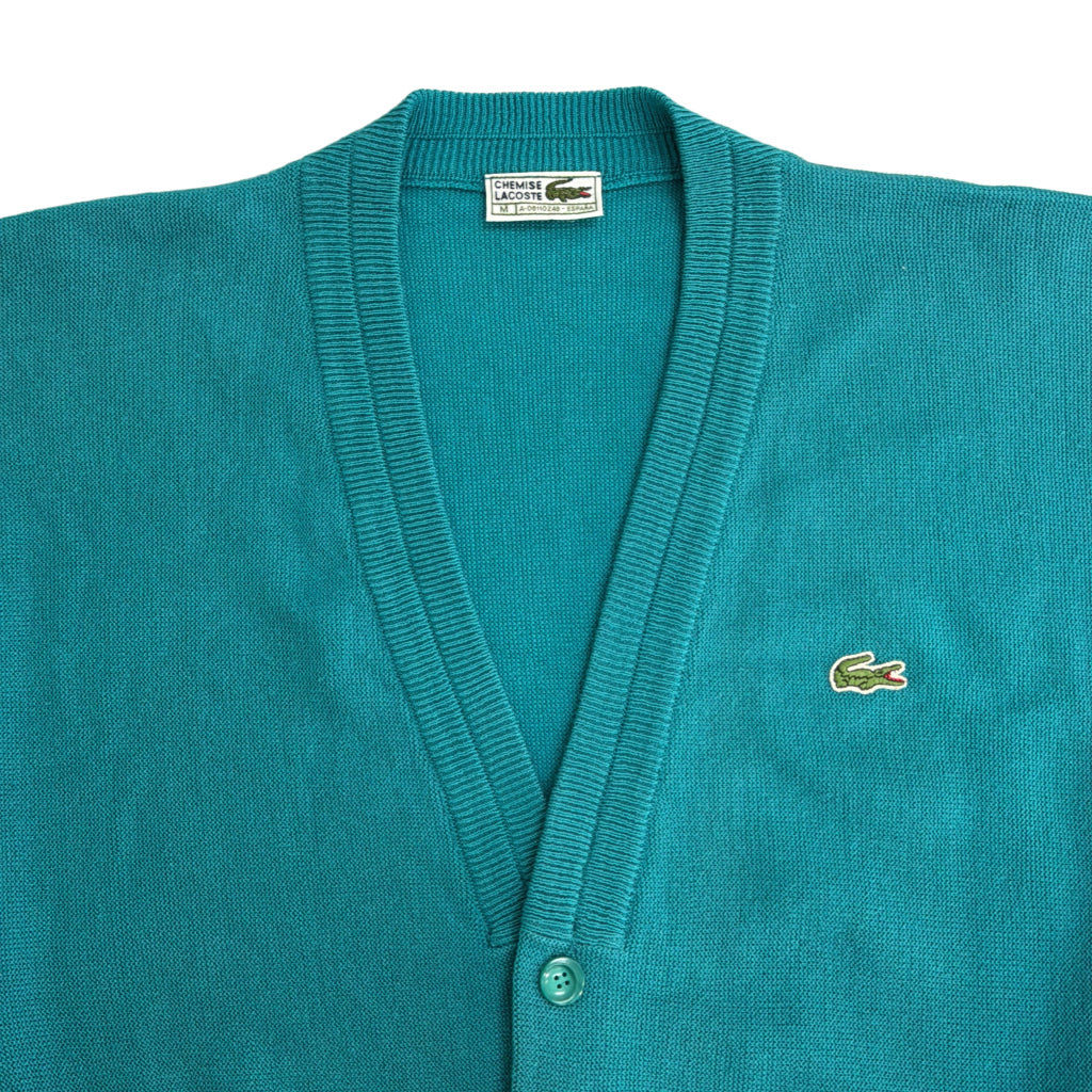 80s CHEMISE LACOSTE Cardigan