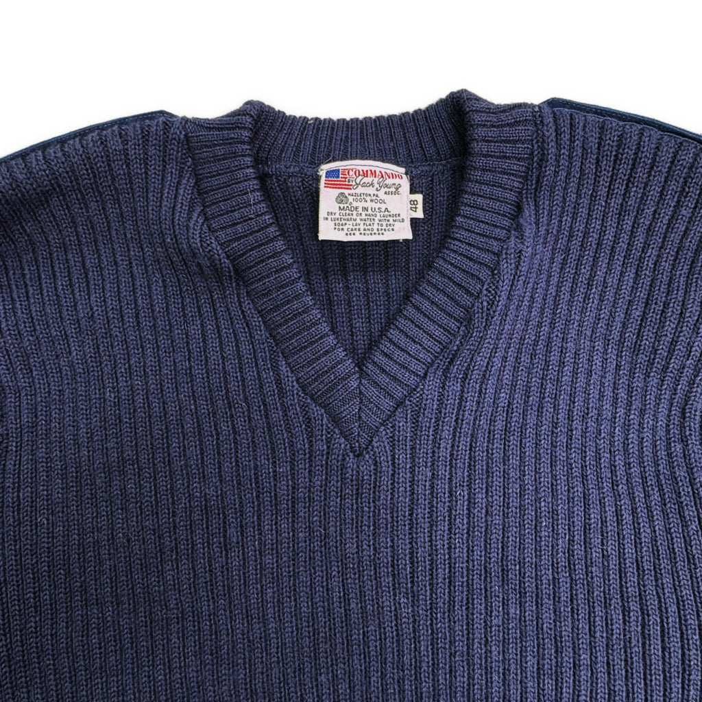 90s Commando By Jack Young Assoc. V-Neck Sweater