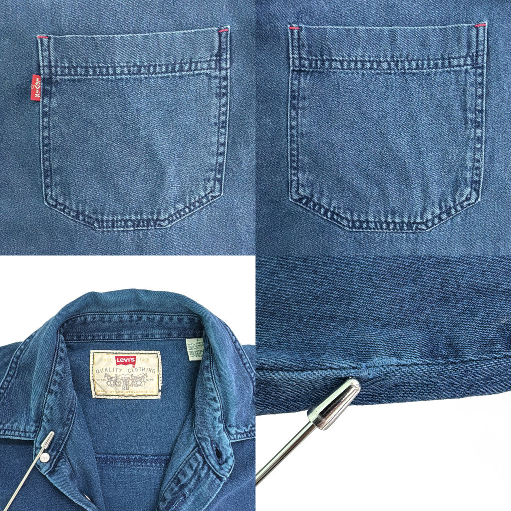 90s Levi's Denim Chambray Shirt
