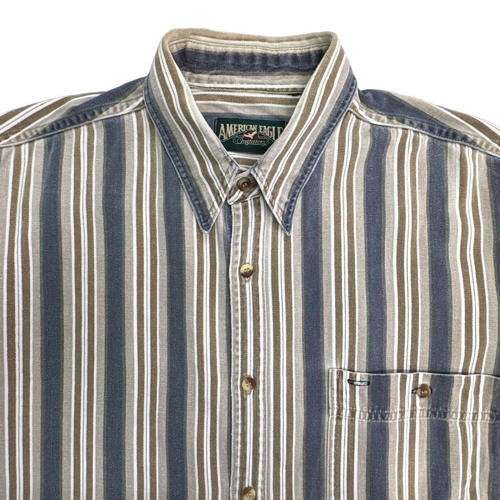 90s American Eagle Stripe Shirt