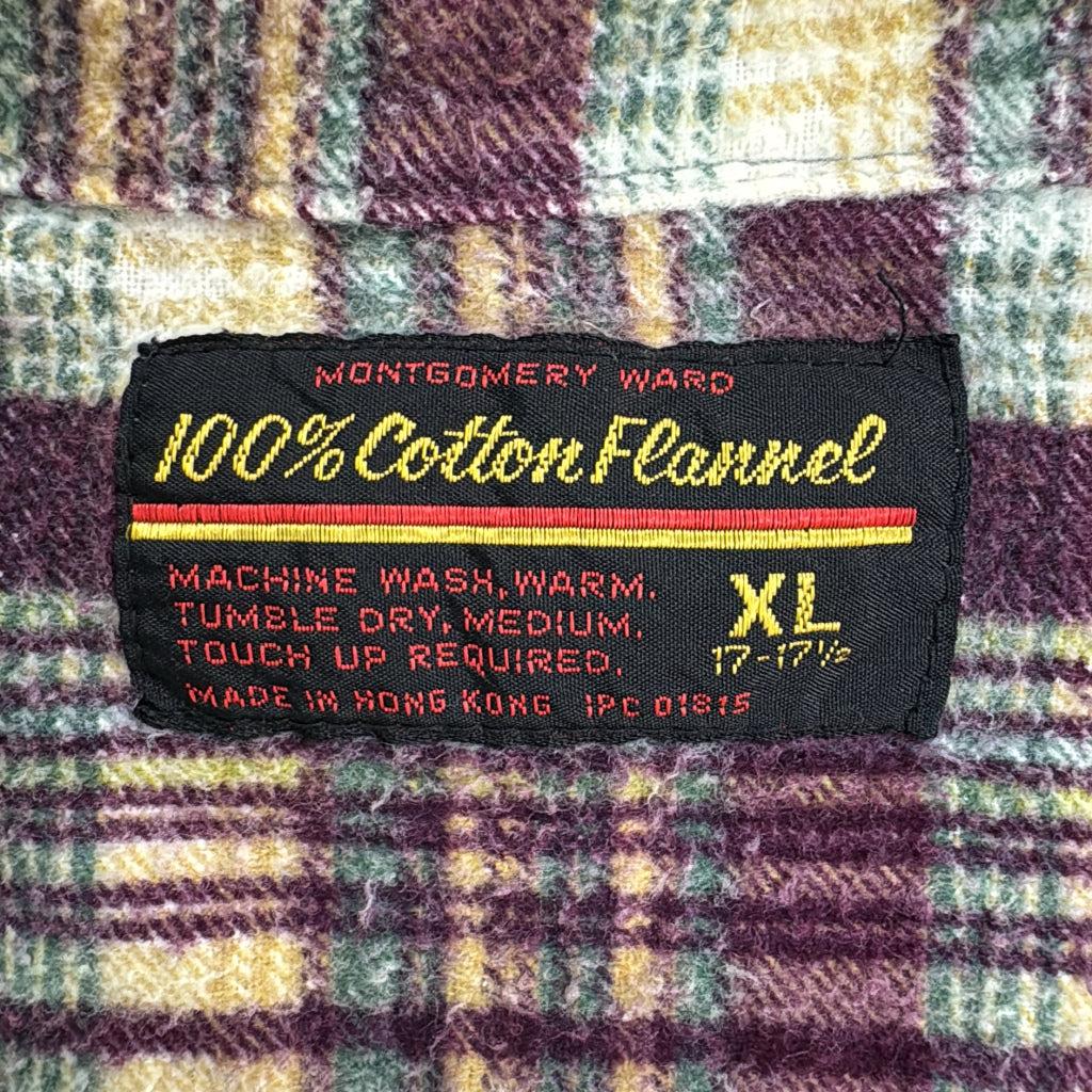 80s MONTGOMERY WARD Flannel Shirt
