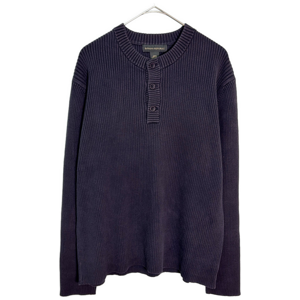 90s Banana Republic Henley Neck Sweater