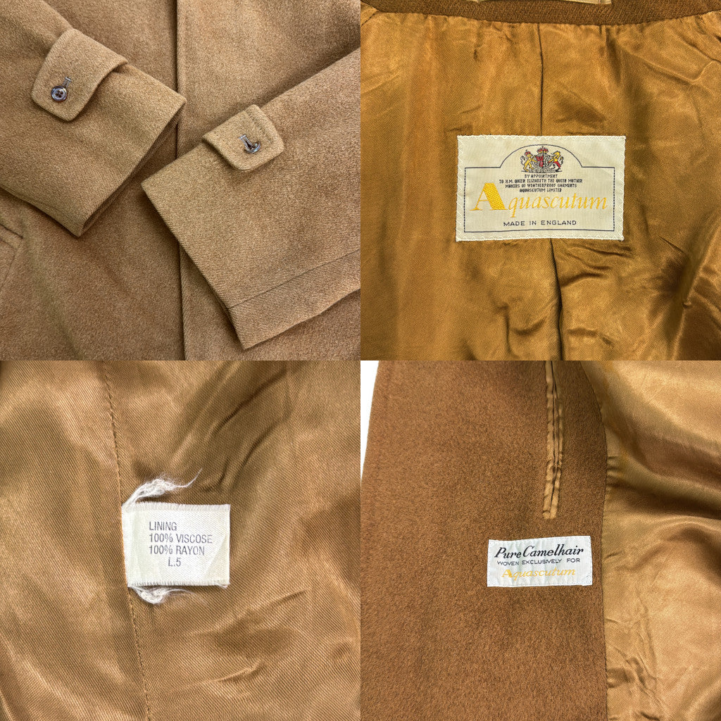 80s Aquascutum Soutien Collar Coat