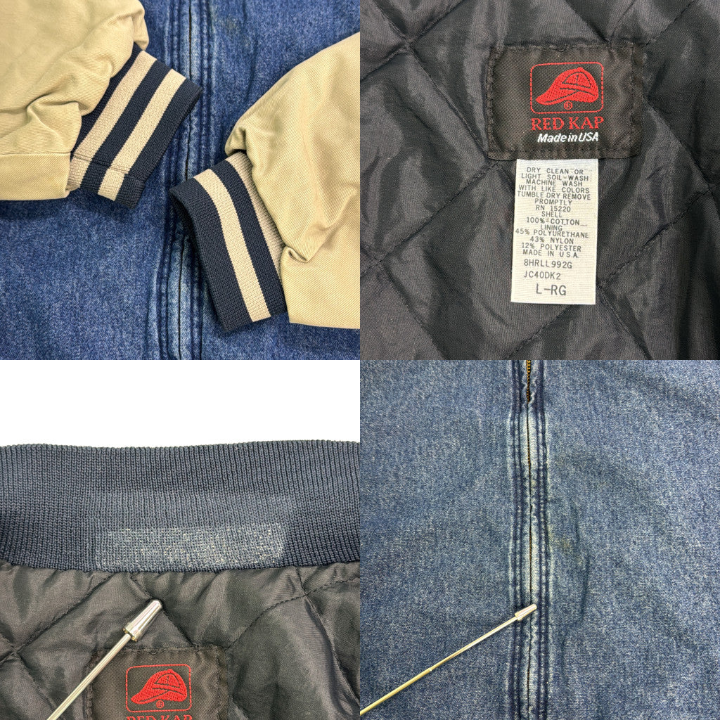 90s RED KAP Stadium Jacket