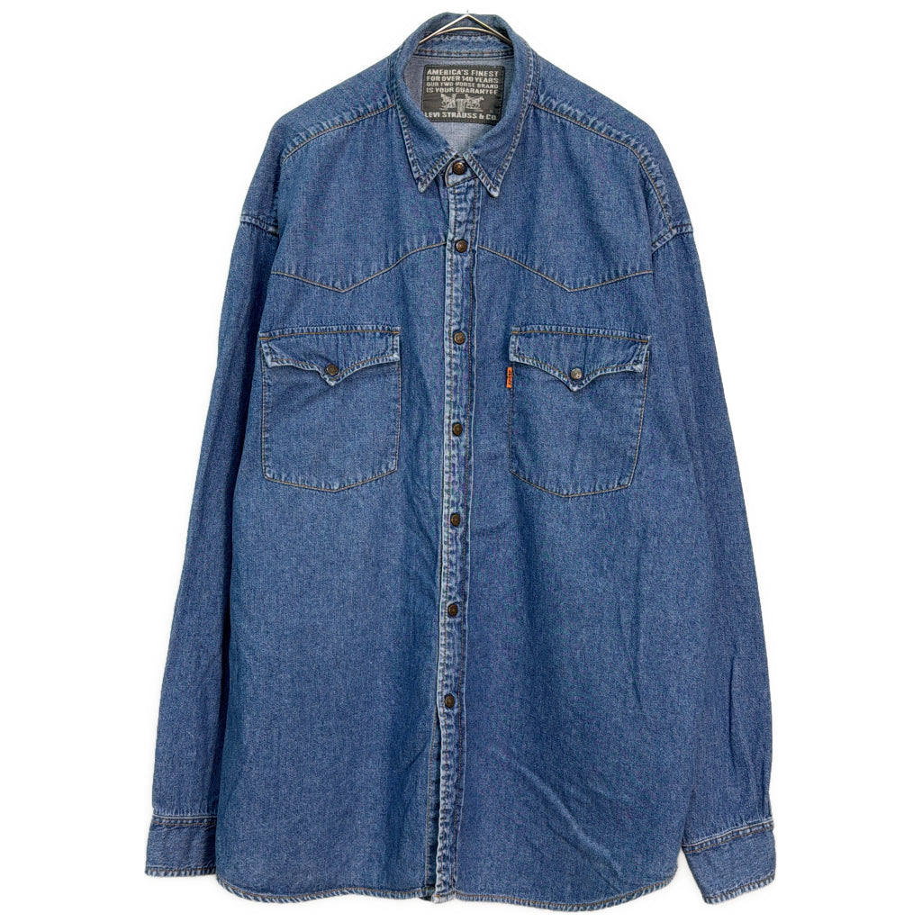 90s Levi's Denim Western Shirt