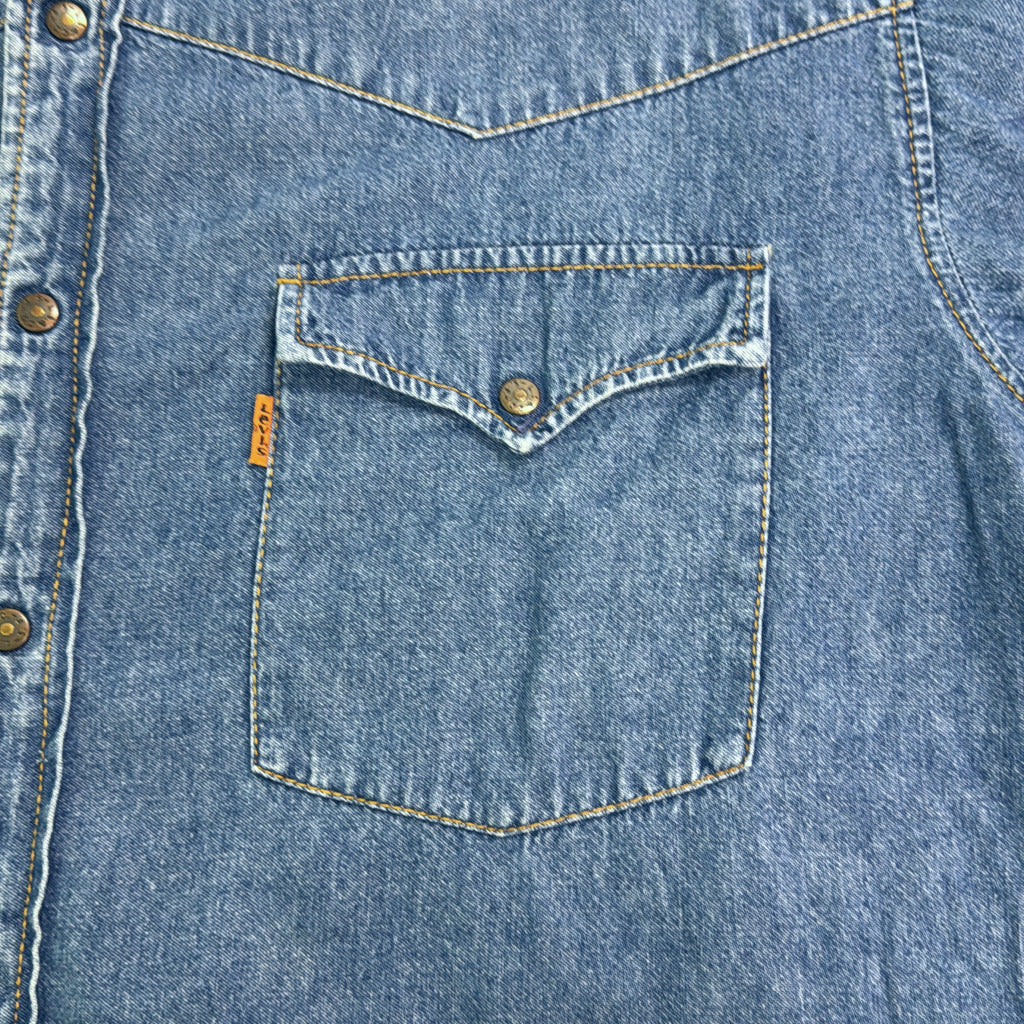 90s Levi's Denim Western Shirt