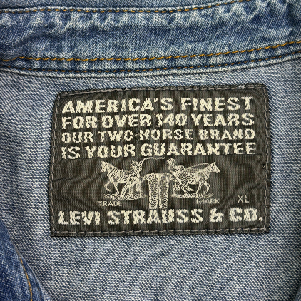 90s Levi's Denim Western Shirt