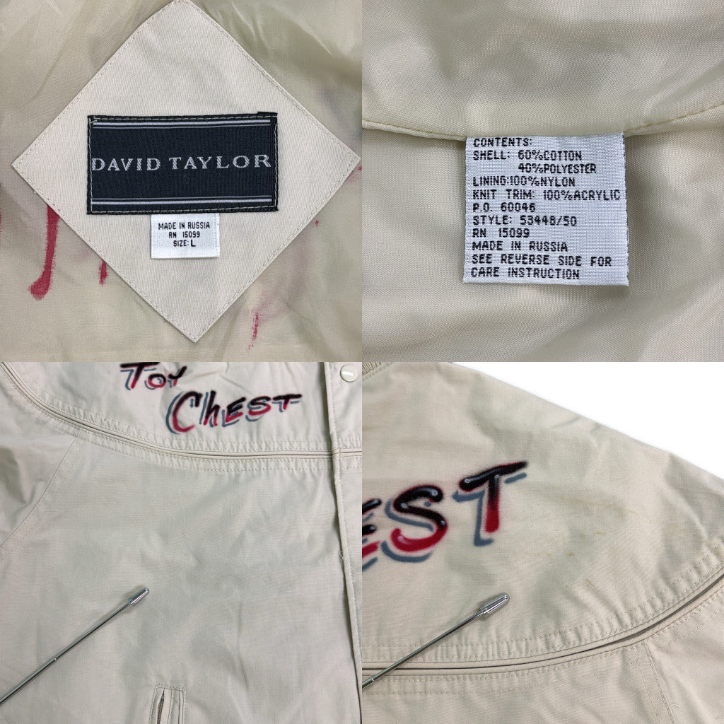 90s DAVID TAYLOR Derby Jacket
