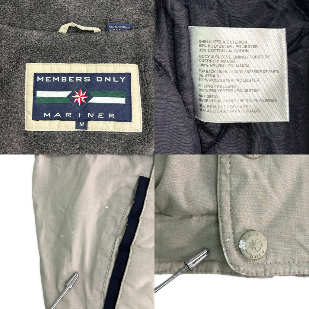 90s MEMBERS ONLY Padded Jacket