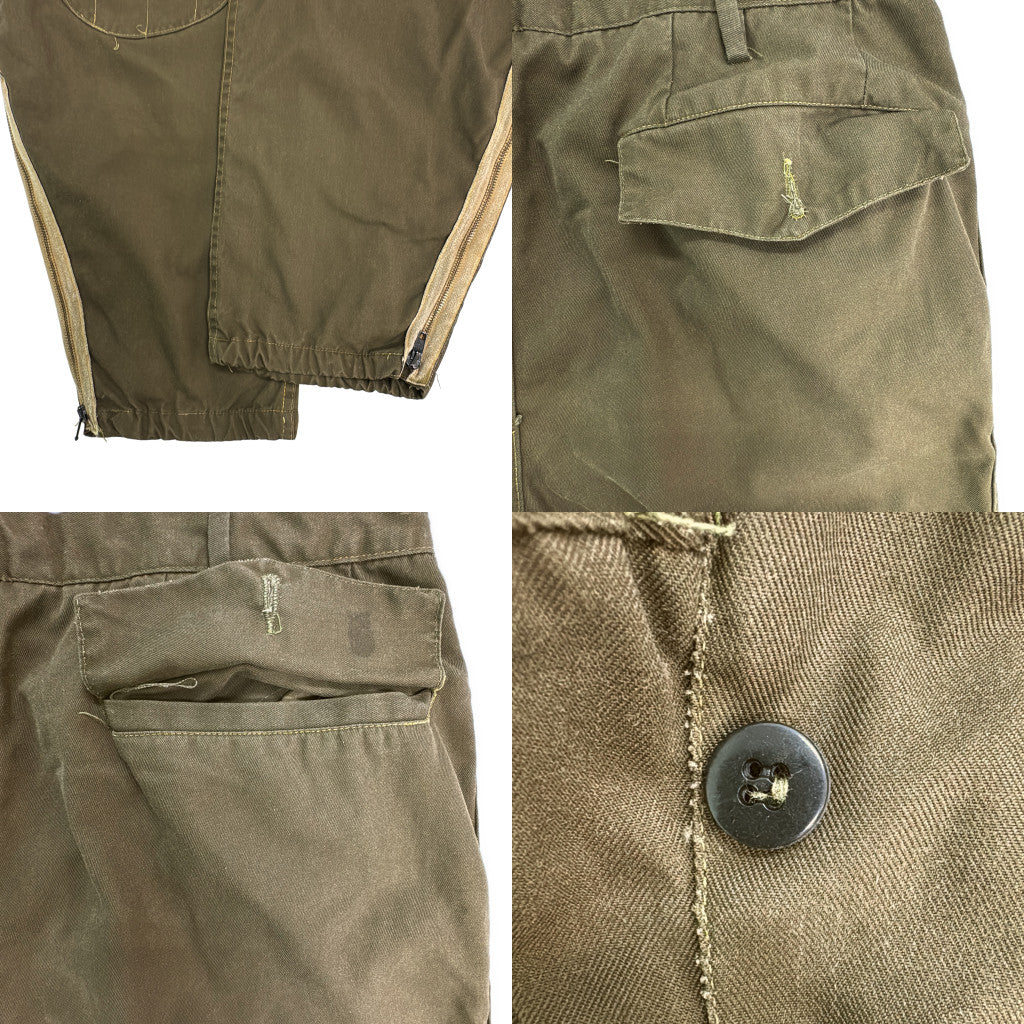 80s Euro Military Parachute Trousers Military Pants
