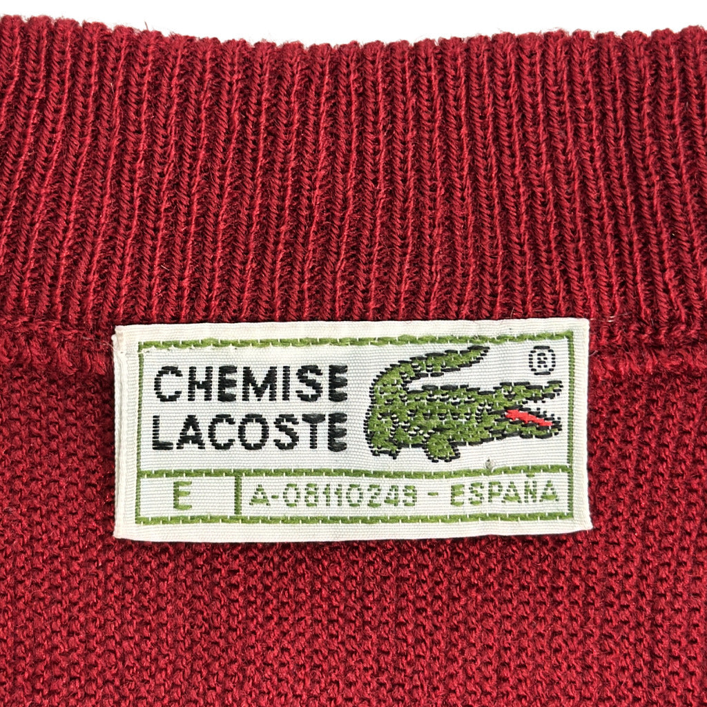 80s CHEMISE LACOSTE V-Neck Sweater
