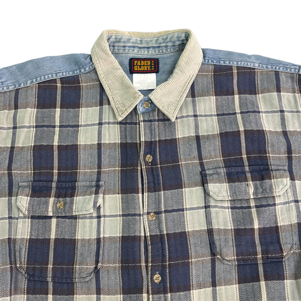 90s FADED GLORY Check Shirt