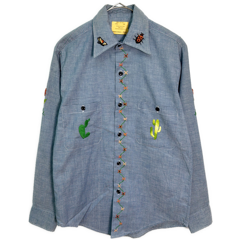 70s Sears Denim Chambray Shirt
