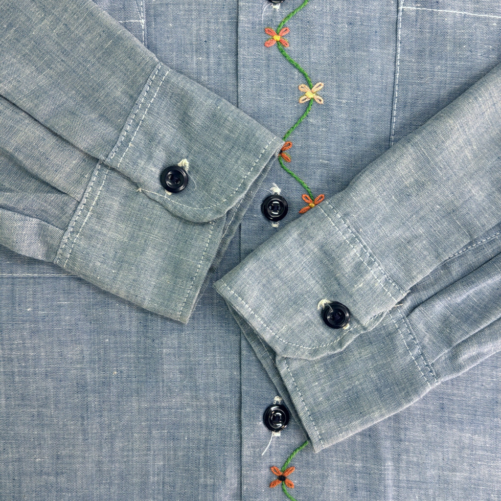 70s Sears Denim Chambray Shirt