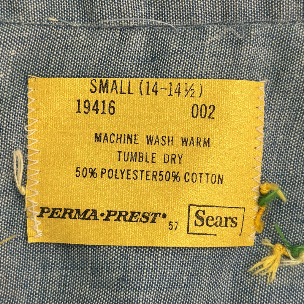 70s Sears Denim Chambray Shirt
