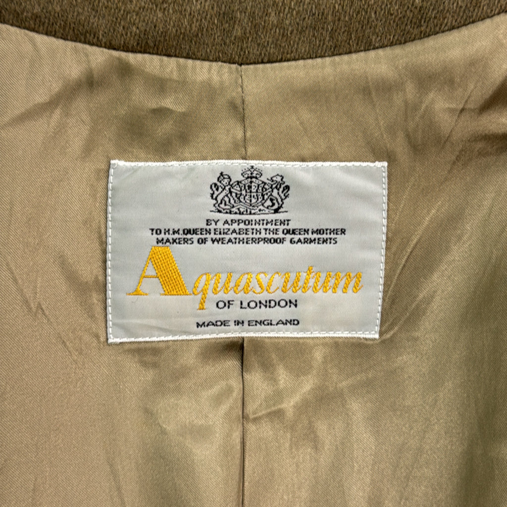 80s Aquascutum Soutien Collar Coat