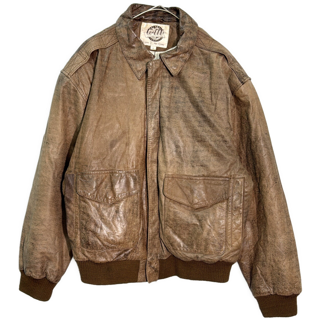 G-III LEATHER SHOP A-2 Flight Jacket Leather Jacket