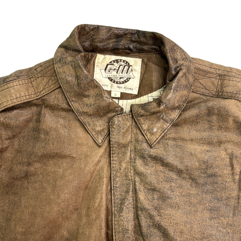 G-III LEATHER SHOP A-2 Flight Jacket Leather Jacket