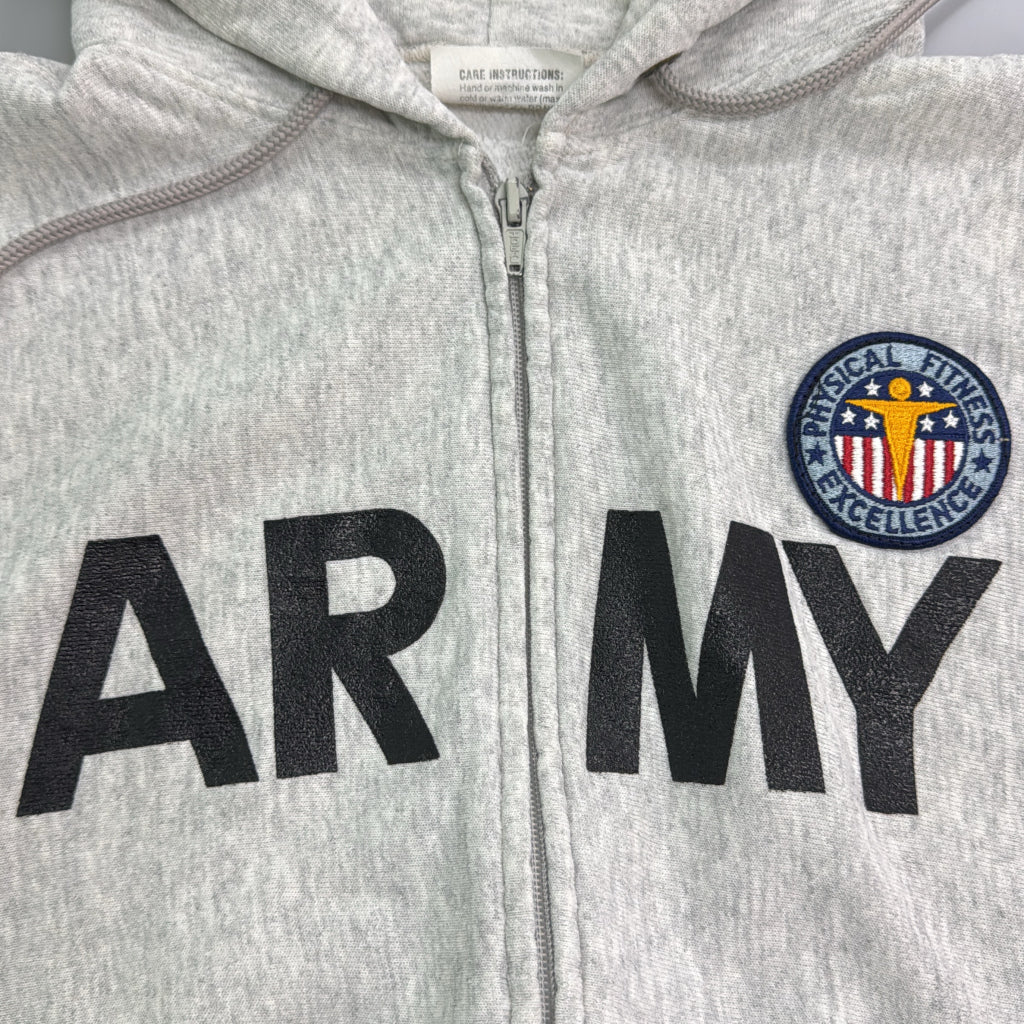 90s U.S.ARMY PFU Training Sweat Full Zip Hoodie