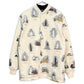 90s Art Unlimited Sportswear Patterned Cardigan