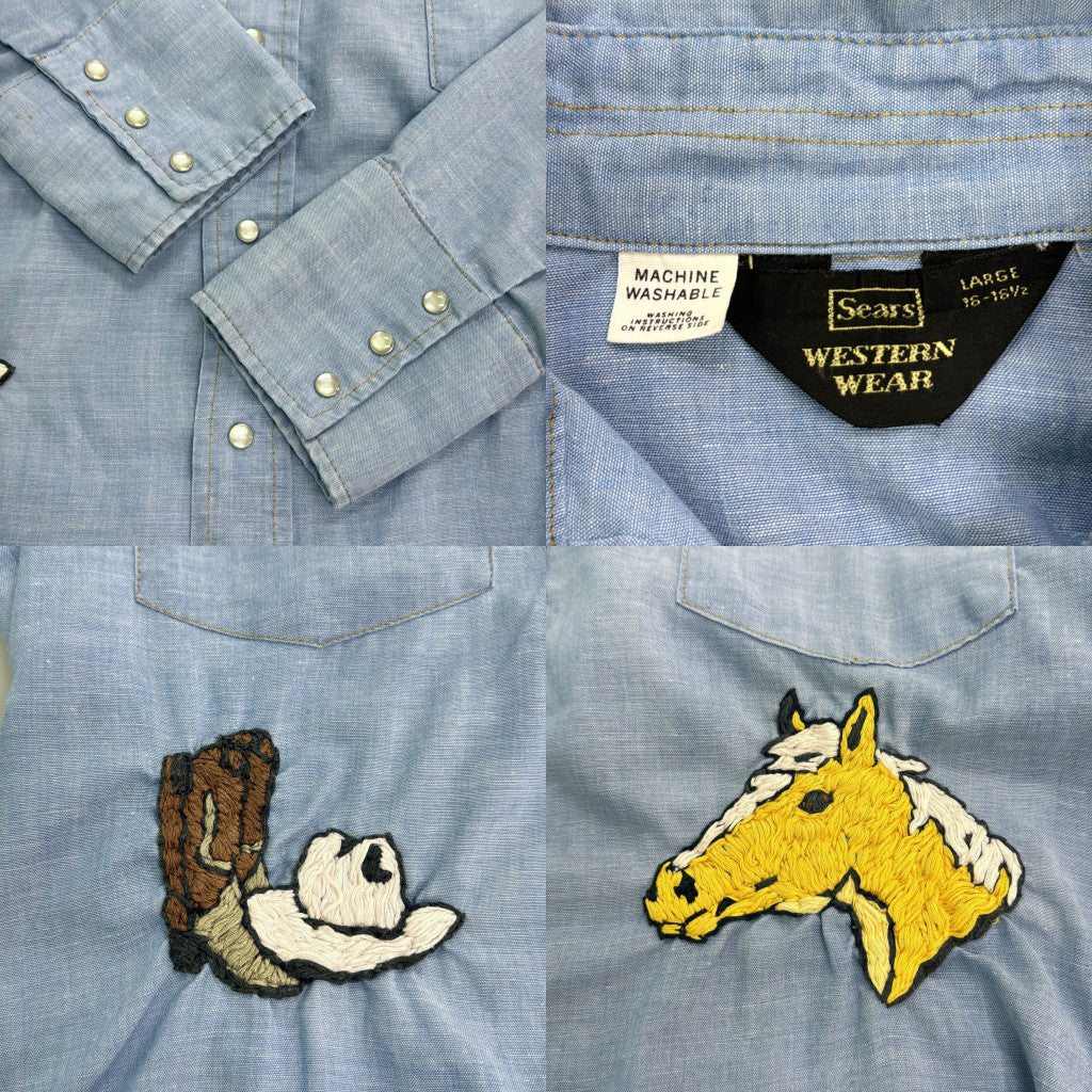 70s Sears Western Shirt
