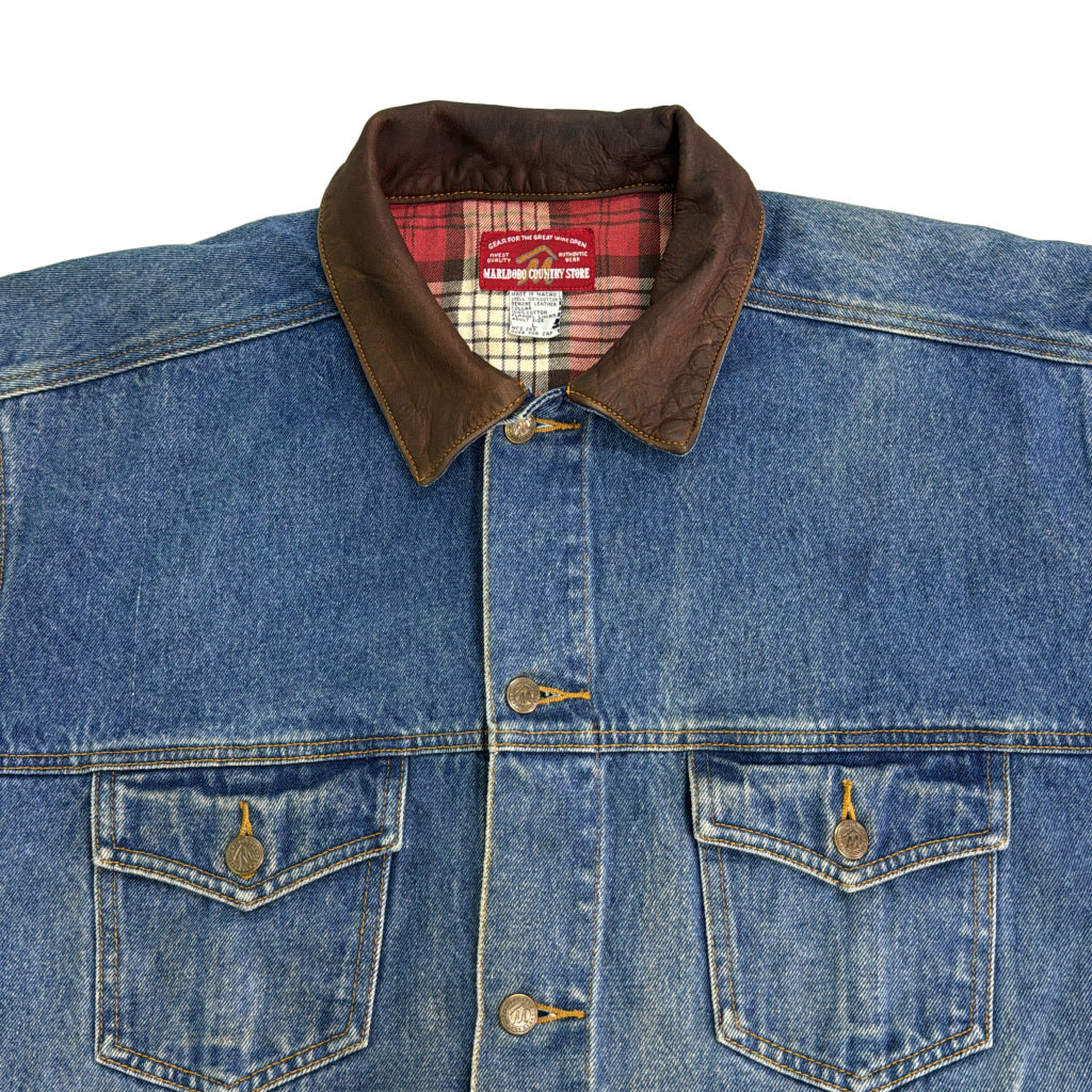 90s MARLBORO COUNTRY STORE Denim Jacket