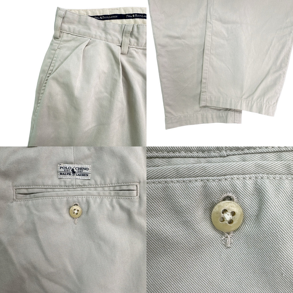 90s Polo by Ralph Lauren 2Tuck Chino Pants