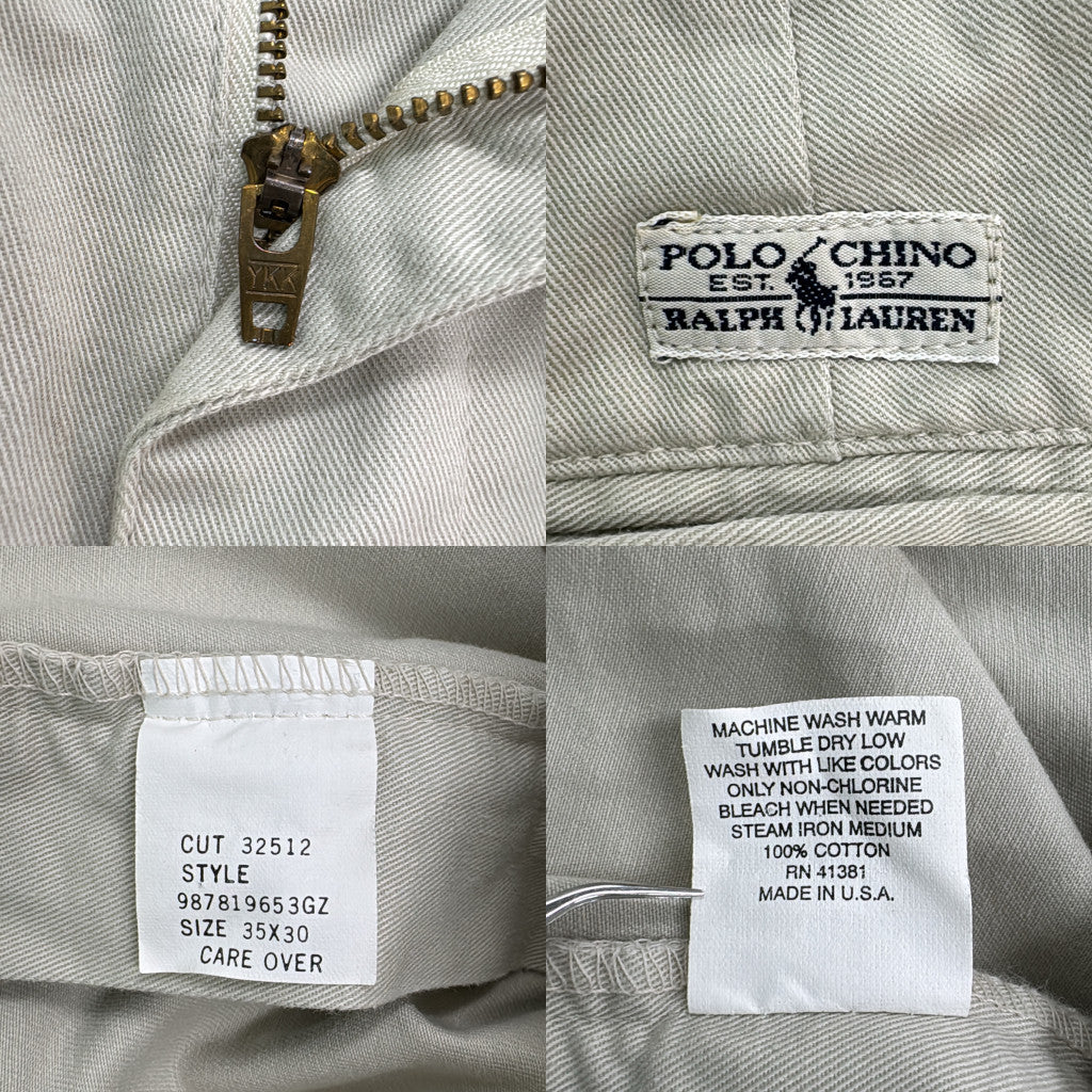 90s Polo by Ralph Lauren 2Tuck Chino Pants