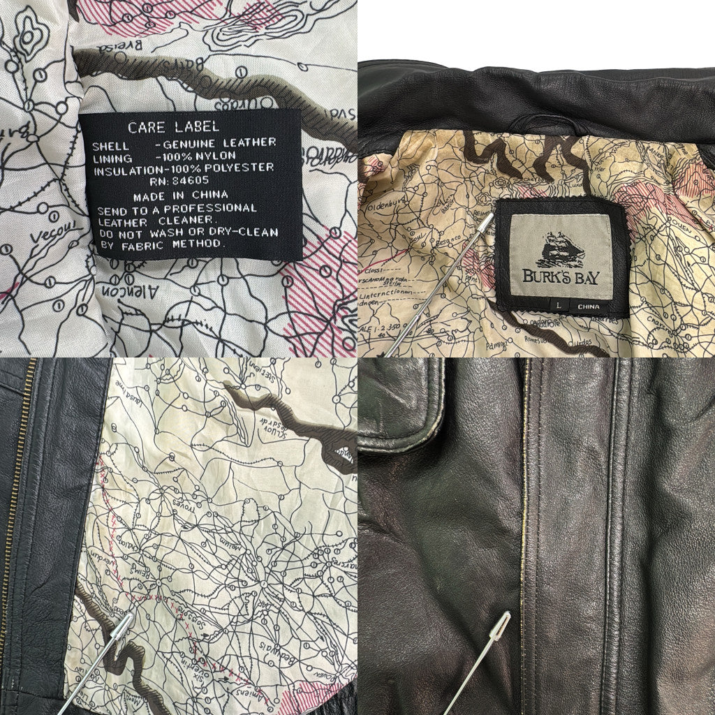 BURK'S BAY Leather Jacket