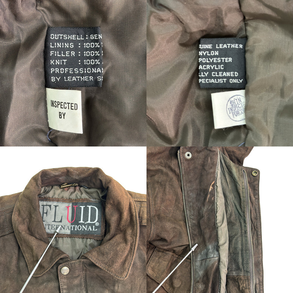 FULID INTERNATIONAL Leather Jacket