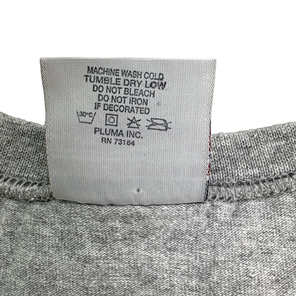90s PLUMA Plain Long Sleeve T-Shirt