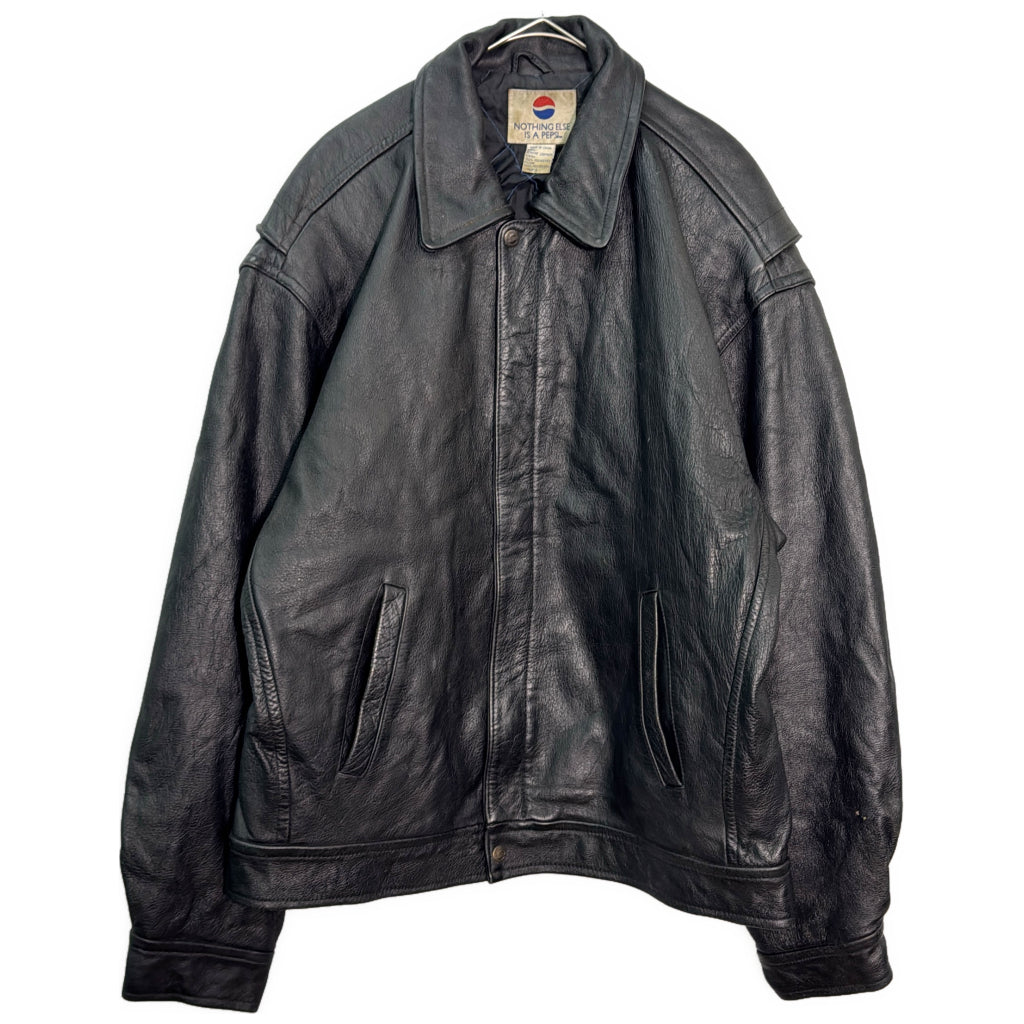 90s PEPSI Leather Jacket