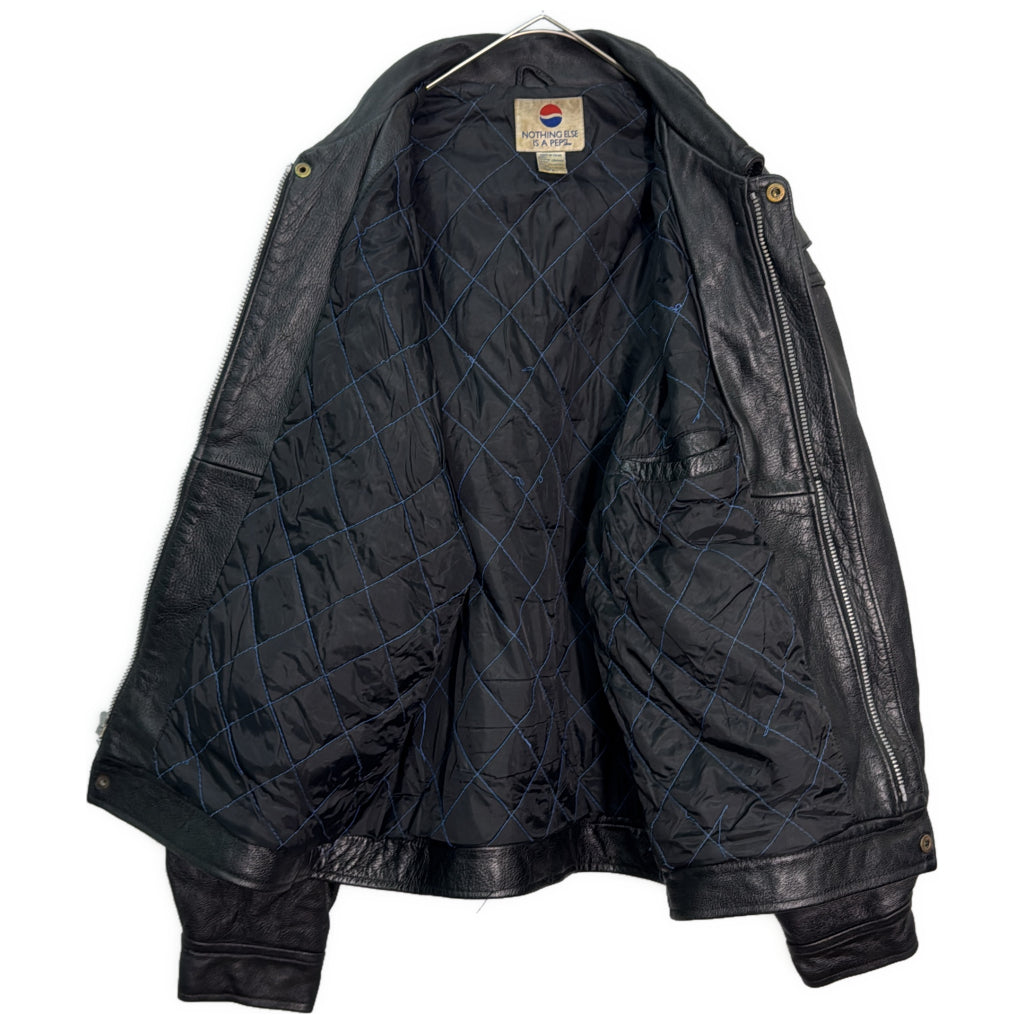 90s PEPSI Leather Jacket