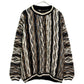 90s Bergati ベルガティ 3D Knit Sweater