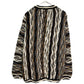 90s Bergati ベルガティ 3D Knit Sweater