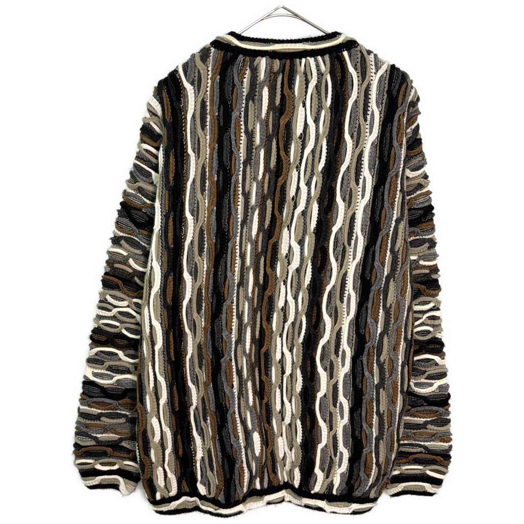 90s Bergati ベルガティ 3D Knit Sweater