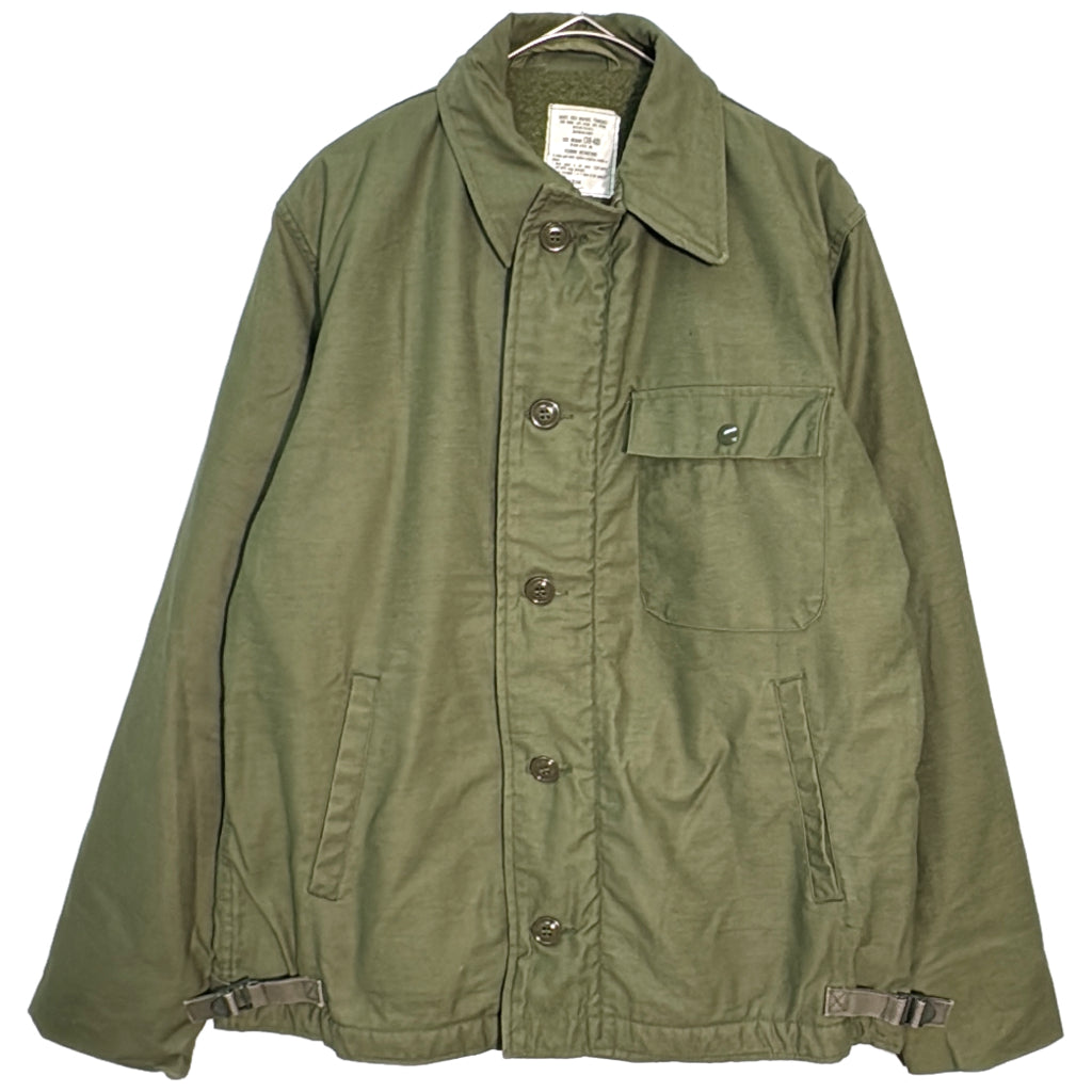 80s U.S.NAVY A-2 Deck Jacket Military