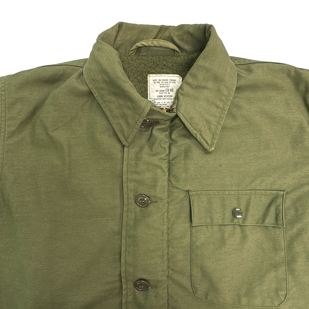 80s U.S.NAVY A-2 Deck Jacket Military