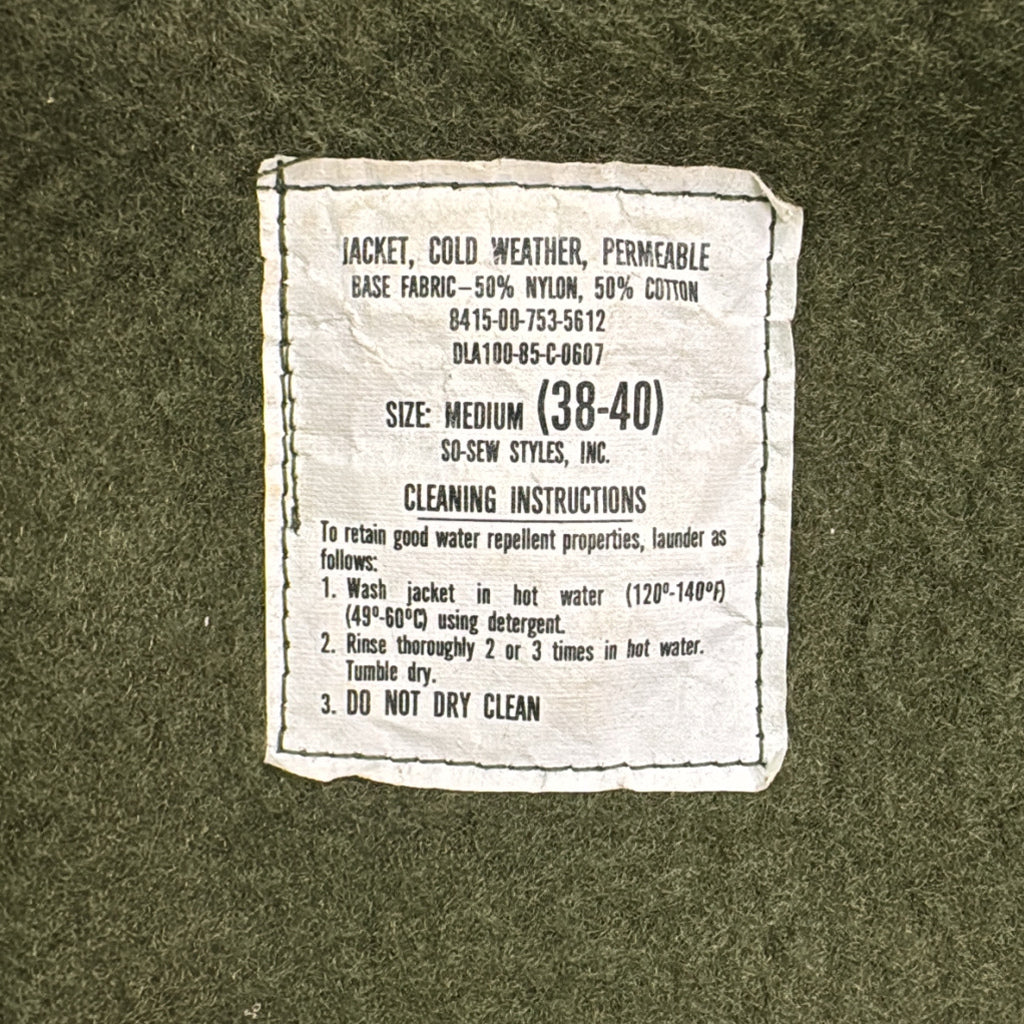 80s U.S.NAVY A-2 Deck Jacket Military